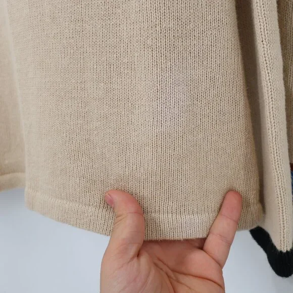 Vintage Storybook Knits Cardigan Sweater womens small Indian children 2 piece - Picture 5 of 11